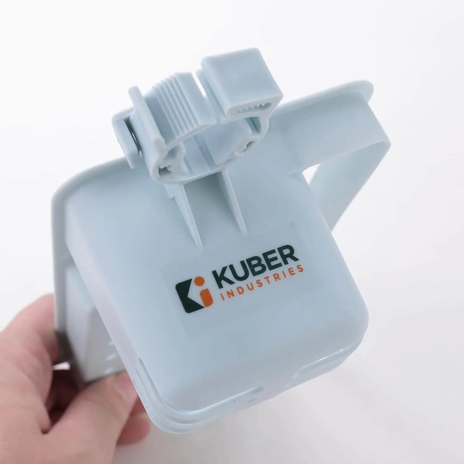 Kuber Industries Kitchen Organizer With Soap Holder|Premium PP|Durable & Sturdy|DIY Self-Adhesive Design|Multipurpose Bathroom Shelf|Smart Drainage Holes|TM18005|Pack Of 6 |Blue