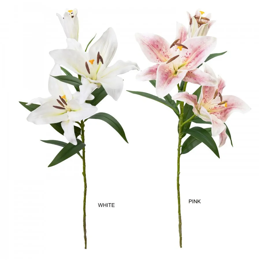 Lily Spray Dusky Pink