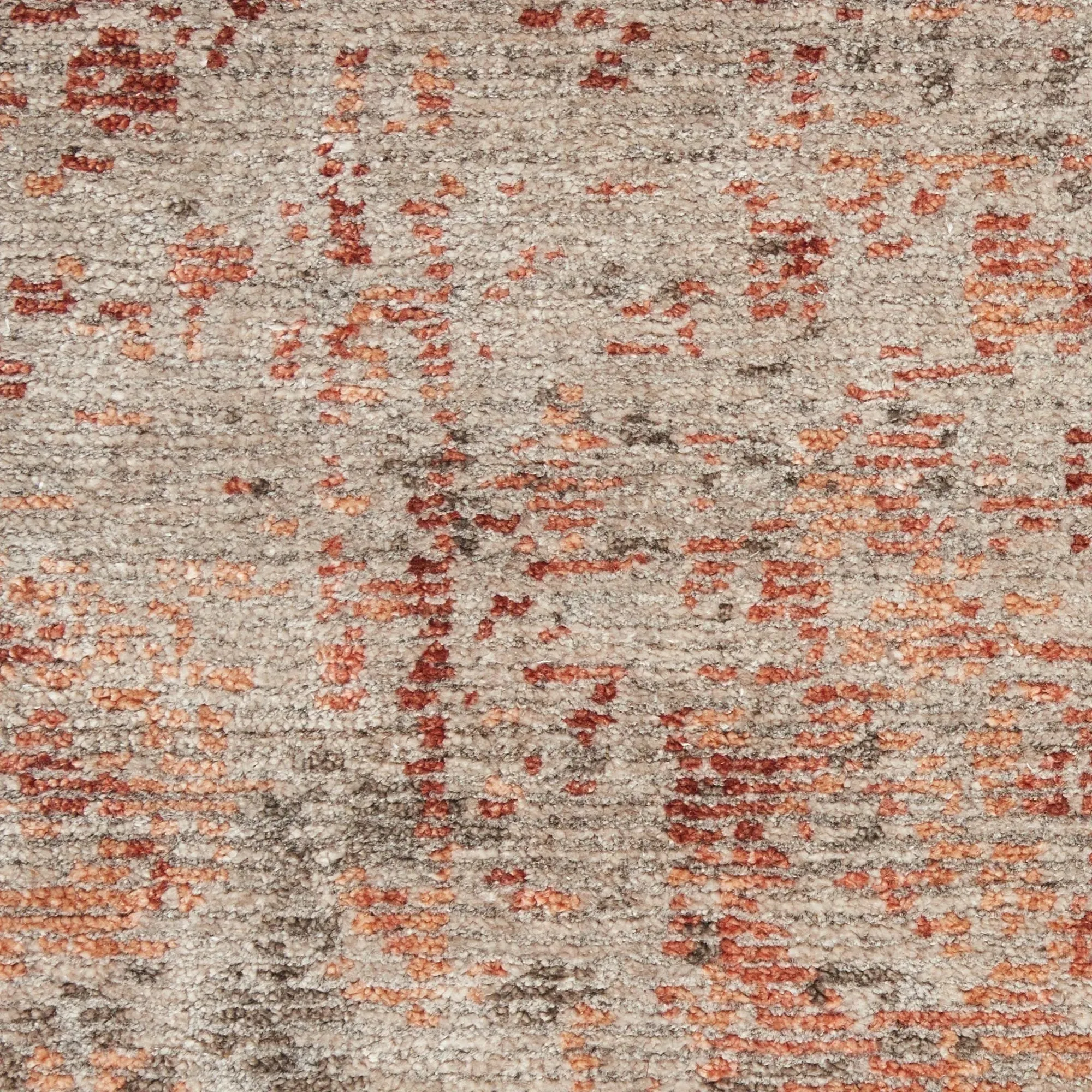 Lucent LCN07 Silver/Red Rug