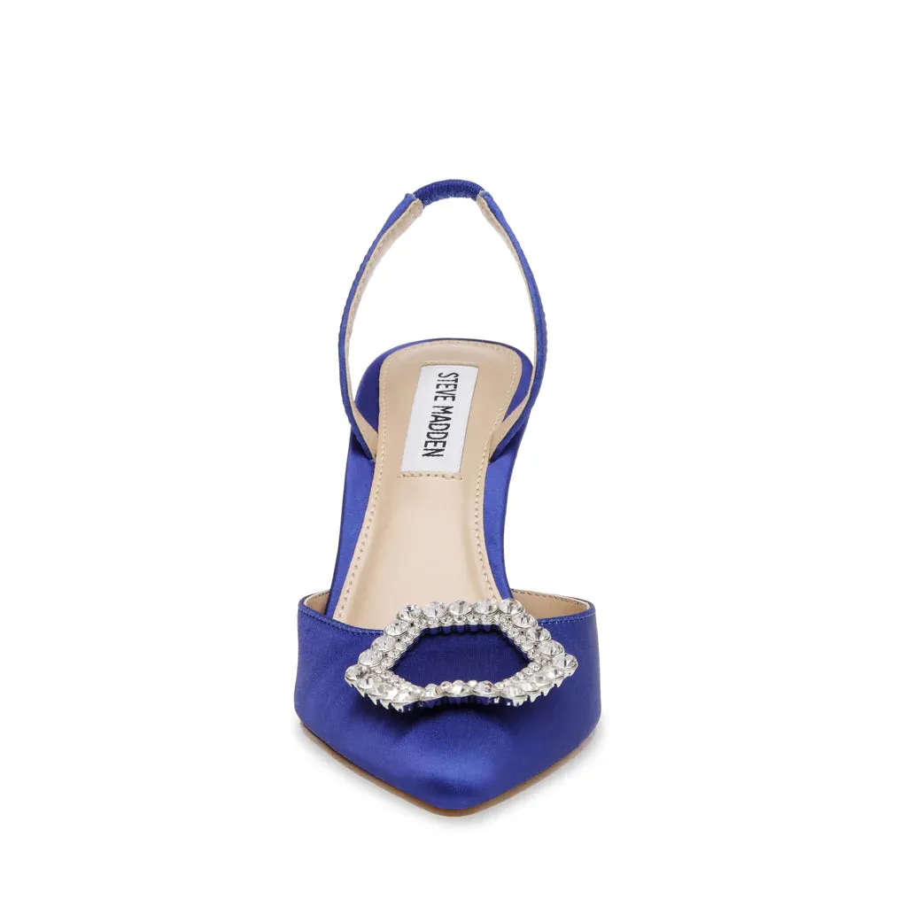 Lucent Sandal - Blue Satin