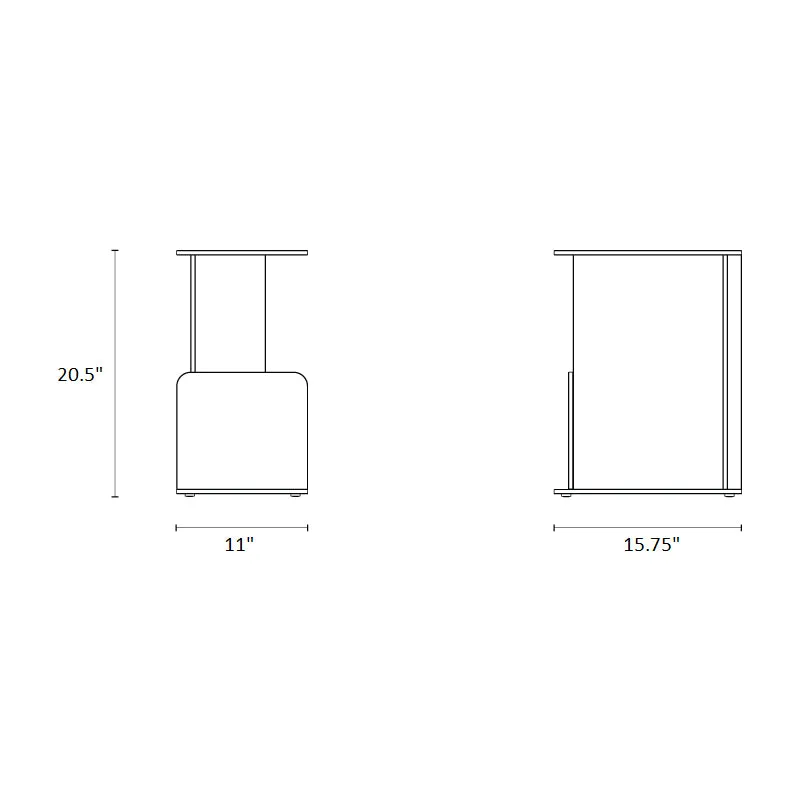 Lucent Side Table
