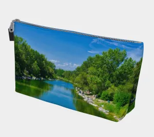 Makeup Bag - Bow River South Prince's Island Park HDR