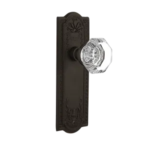 Meadows Long Plate with Waldorf Knob in Oil-Rubbed Bronze