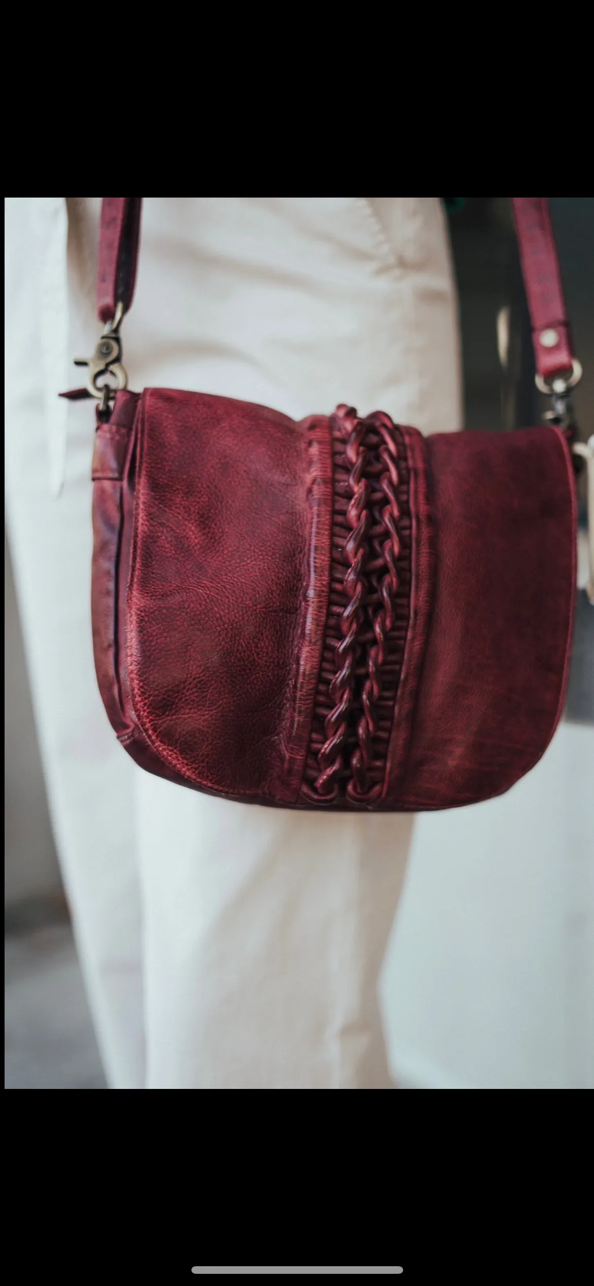 Menke Braided Crossbody Bag
