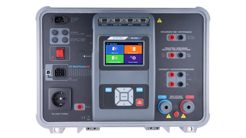 Metrel MI3394-ST CE MultiTesterXA - ST (with 2 x Test Cables, no HV Pistols)
