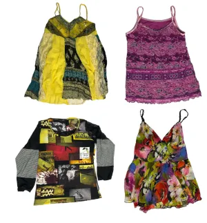 Mix and Match Magic: Vintage Y2K Tops! 🌸🌈( S-290)