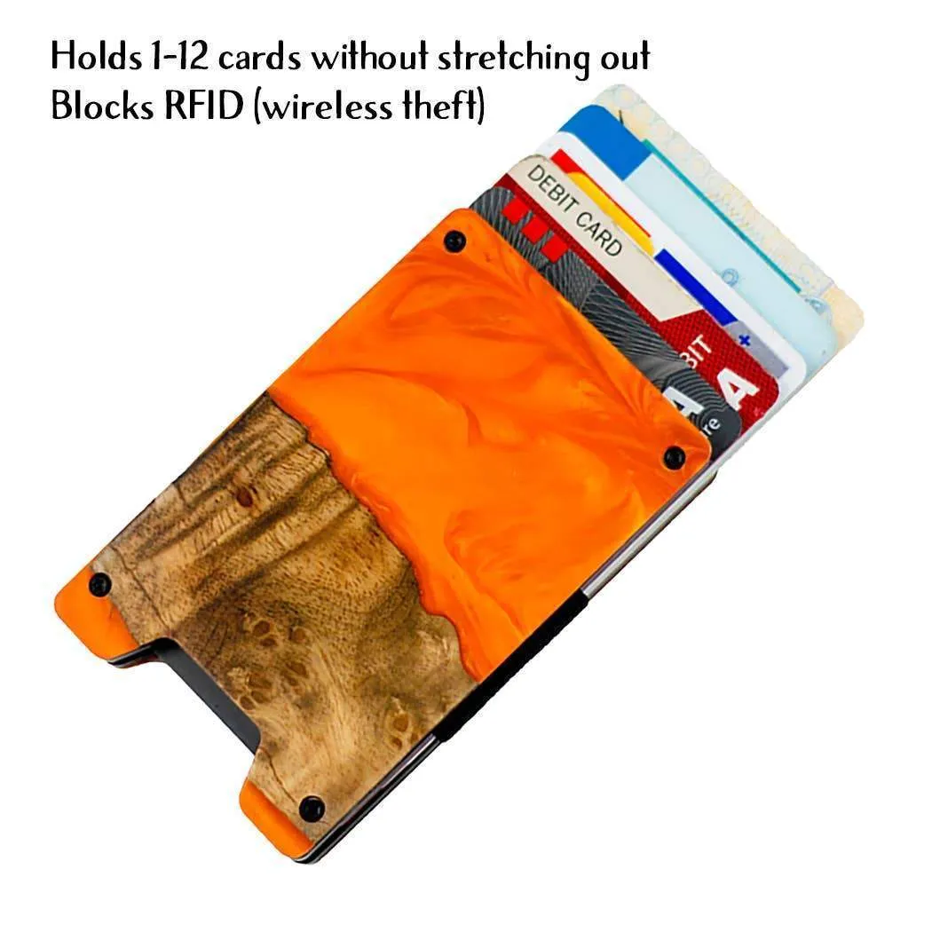 Modern Wood Cases Wallet: Minimalist