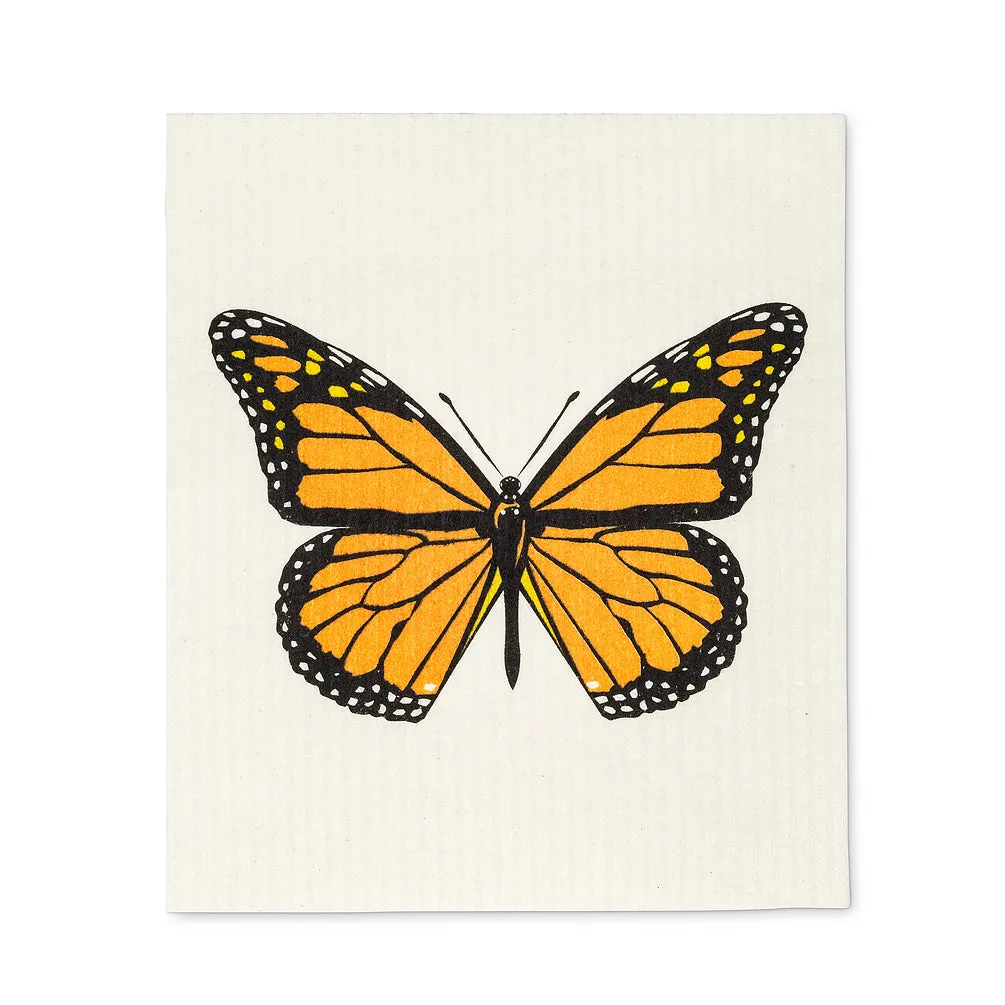 Monarch Butterfly Swedish Dish Cloths - Set of 2