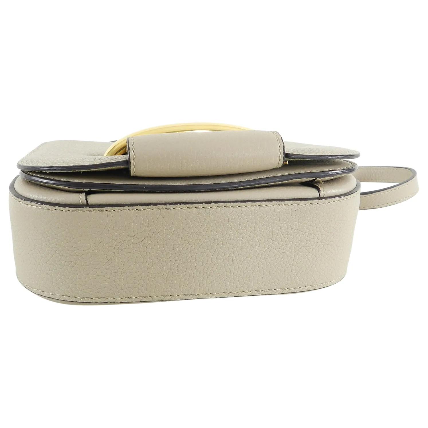 Mulberry Small Light Taupe Selwood Bag with Gold Bar