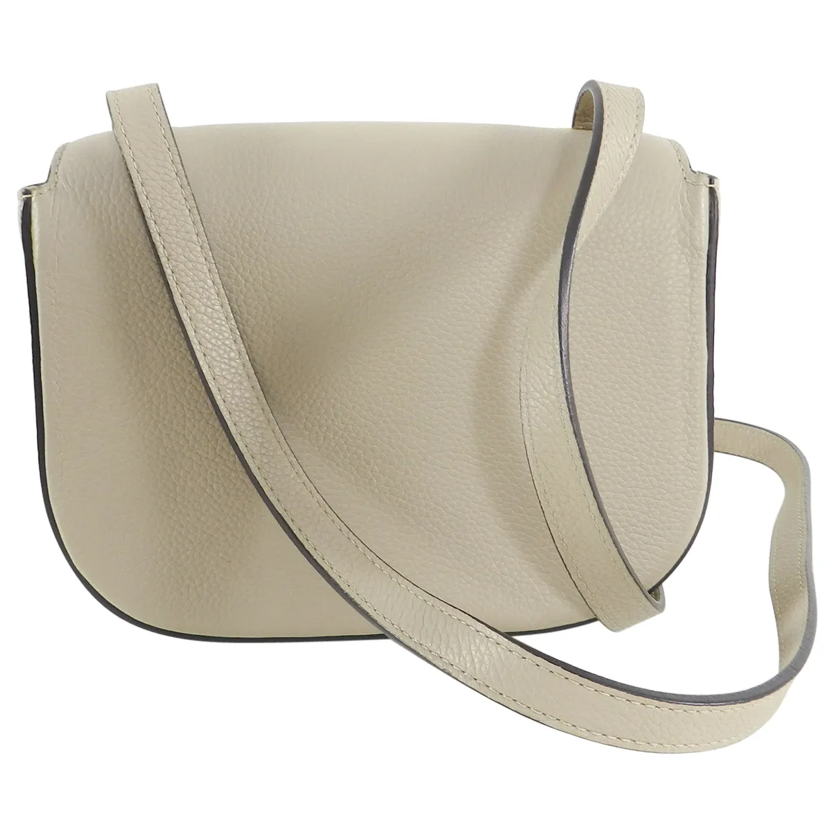 Mulberry Small Light Taupe Selwood Bag with Gold Bar