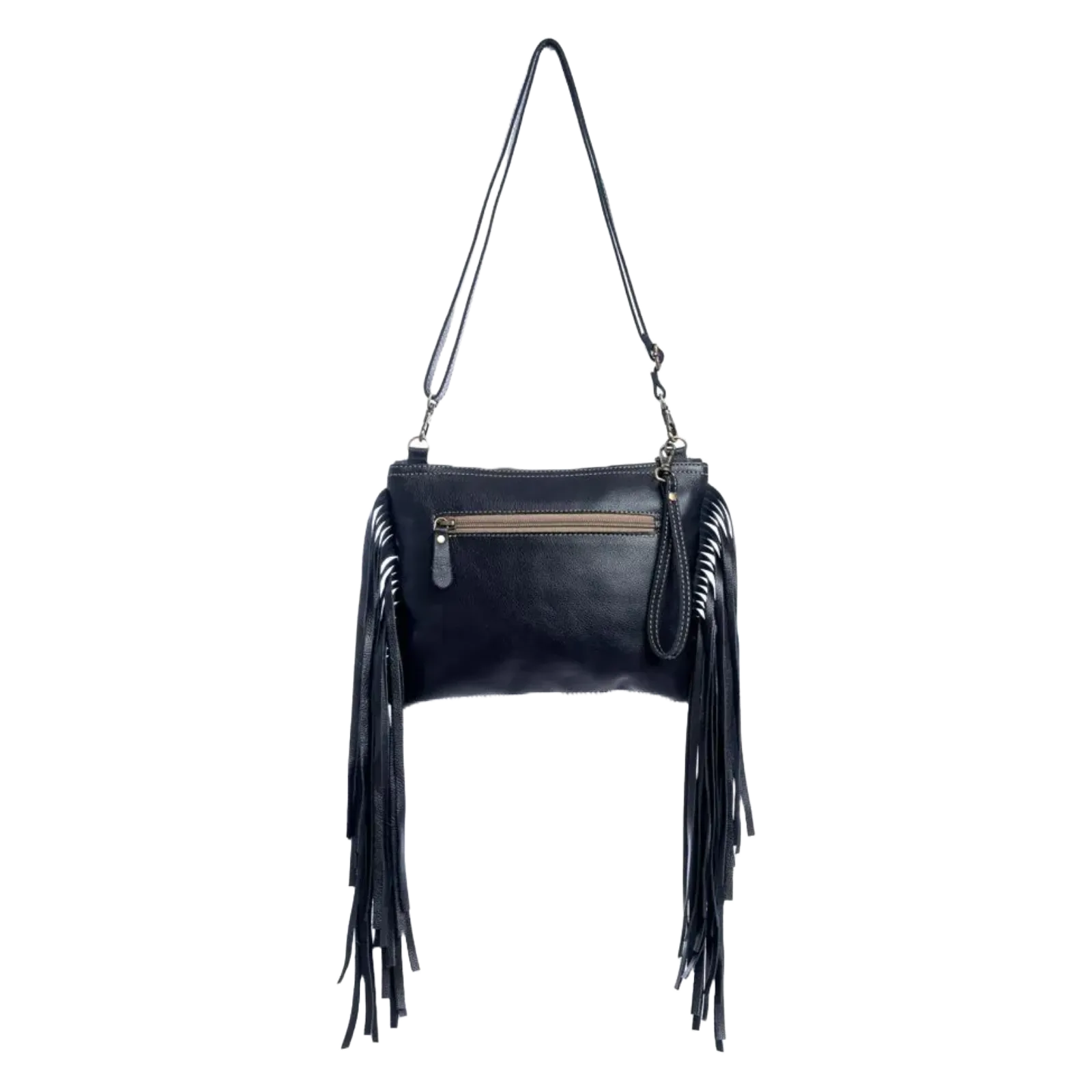 Myra Bag Ladies Mescalaro Western Leather & Hairon Crossbody Bag
