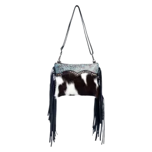 Myra Bag Ladies Mescalaro Western Leather & Hairon Crossbody Bag