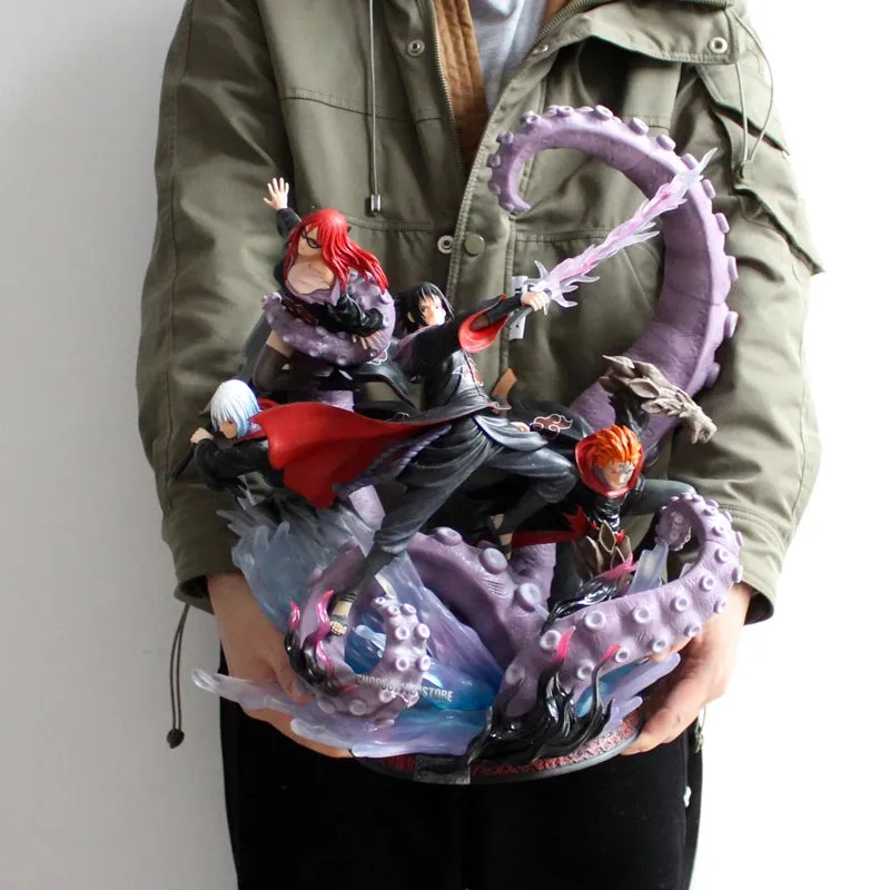 Naruto Uchiha Sasuke Gang Action Figure | Suigetsu Karin Jyuugo |40 CM|