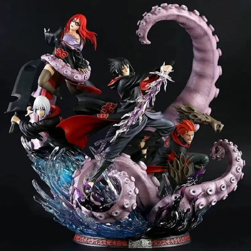 Naruto Uchiha Sasuke Gang Action Figure | Suigetsu Karin Jyuugo |40 CM|