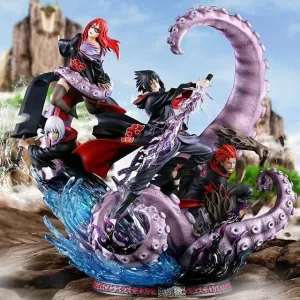 Naruto Uchiha Sasuke Gang Action Figure | Suigetsu Karin Jyuugo |40 CM|