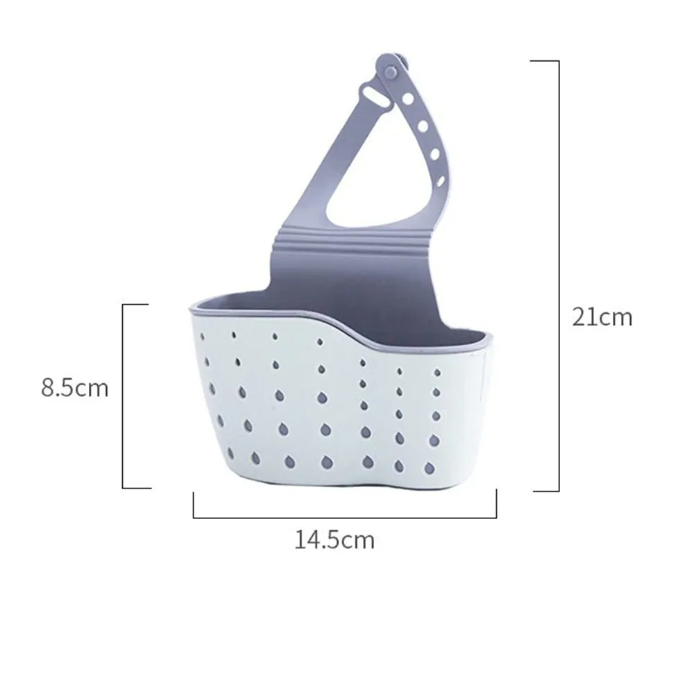 O Ozone Hanging Sink Organizer for Sponge, Dish Brush, Cleaning Scrubber and Dish Wand [ Hanging Sink Kitchen Organizer ] [ Drains water ]