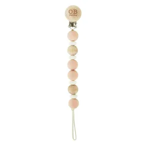 OB Designs Beechwood Silicone Dummy Chain