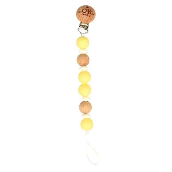 OB Designs Beechwood Silicone Dummy Chain