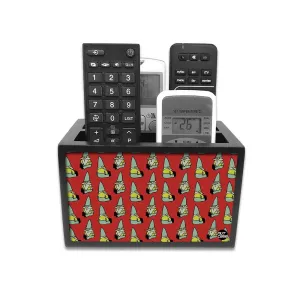 Organizer For TV AC Remotes -Gnome Red