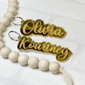 Personalised Custom Name Tag, Keychain, Luggage or Backpack Tag