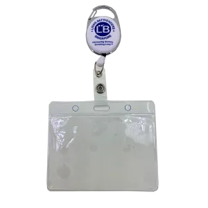 Plastic Card Holder with Pull Reel