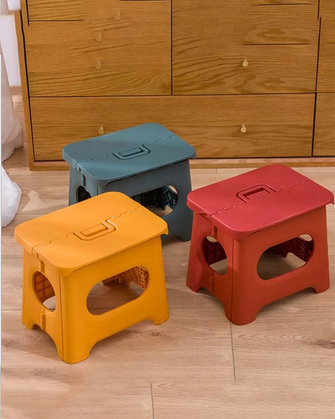 Plastic   Wood, Table Organizer, Geometric, Matt : Finish, Multicolor