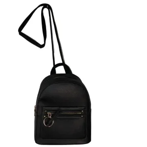 PMN1286 Black Convertible Backpack (Backpack   Shoulder Bag)