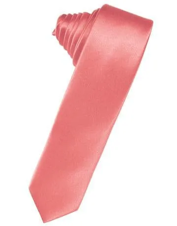 Pool Luxury Satin Skinny Necktie