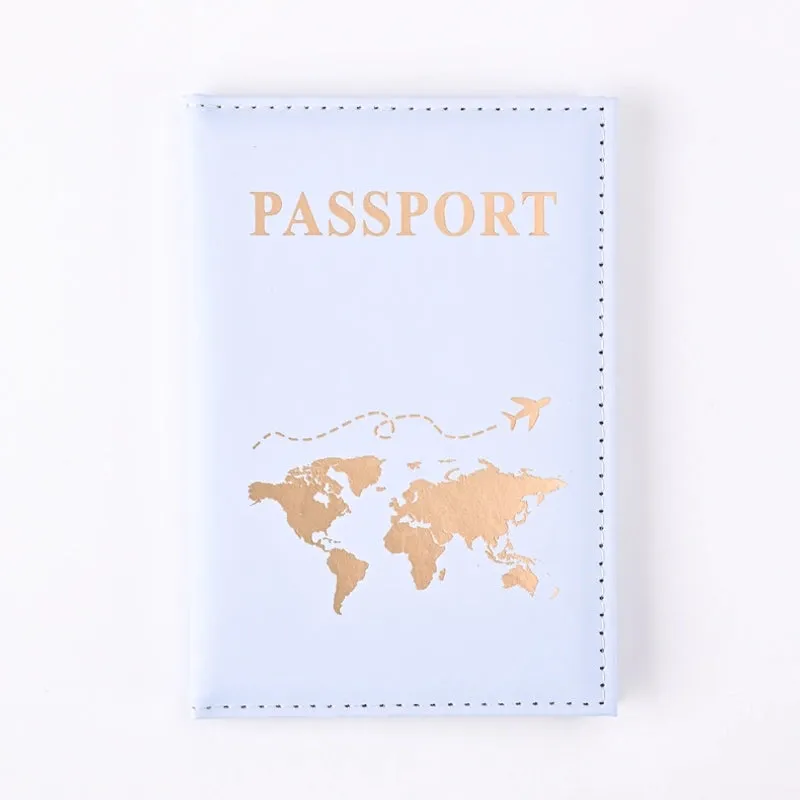 Popular Plain Skin PU Passport Protective Cover Passport Holder Machine Ticket Holder Passport In Stock Factory Direct Sales