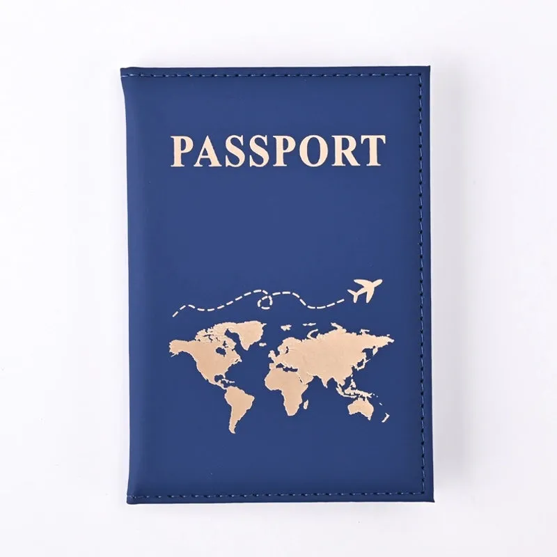 Popular Plain Skin PU Passport Protective Cover Passport Holder Machine Ticket Holder Passport In Stock Factory Direct Sales