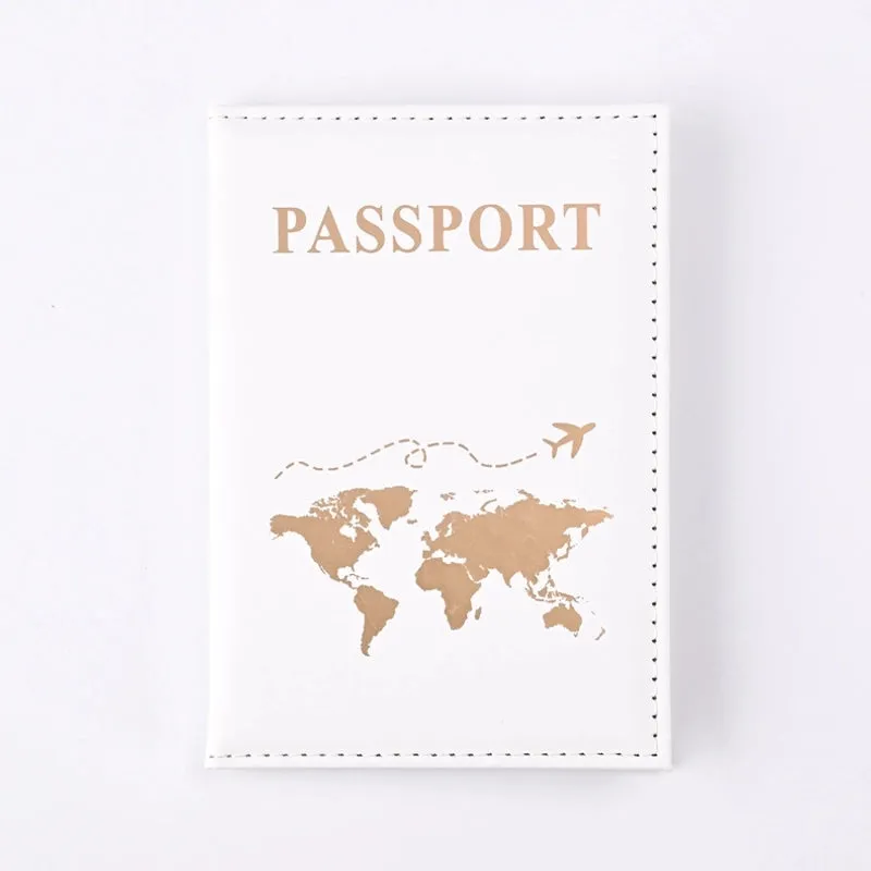 Popular Plain Skin PU Passport Protective Cover Passport Holder Machine Ticket Holder Passport In Stock Factory Direct Sales