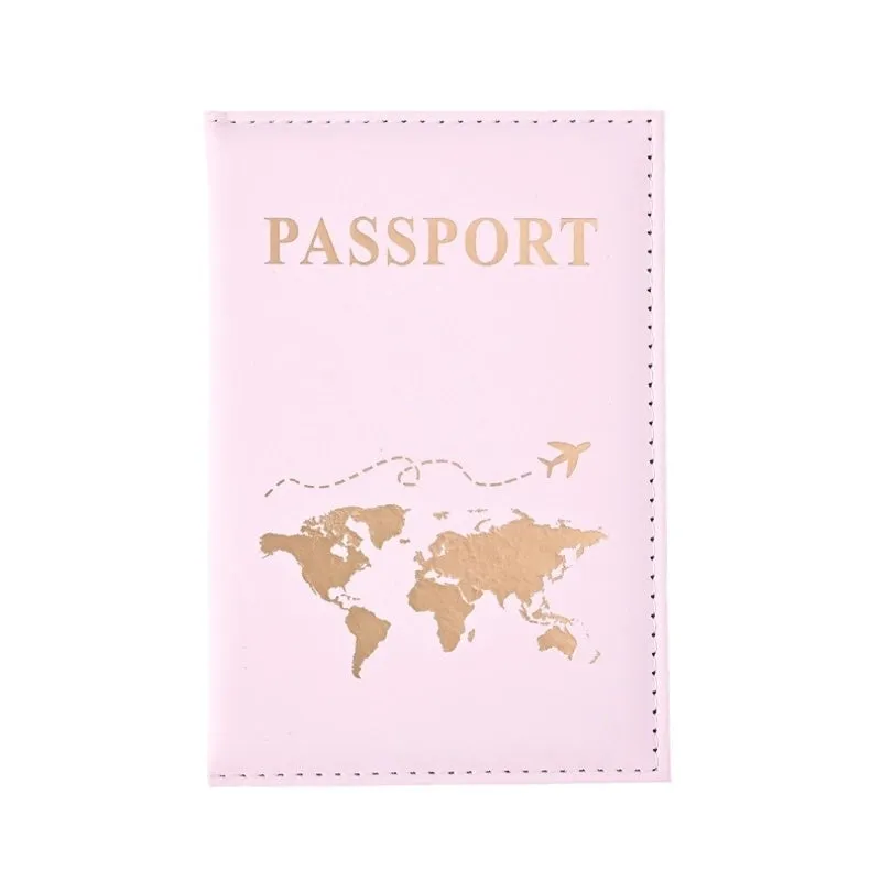 Popular Plain Skin PU Passport Protective Cover Passport Holder Machine Ticket Holder Passport In Stock Factory Direct Sales
