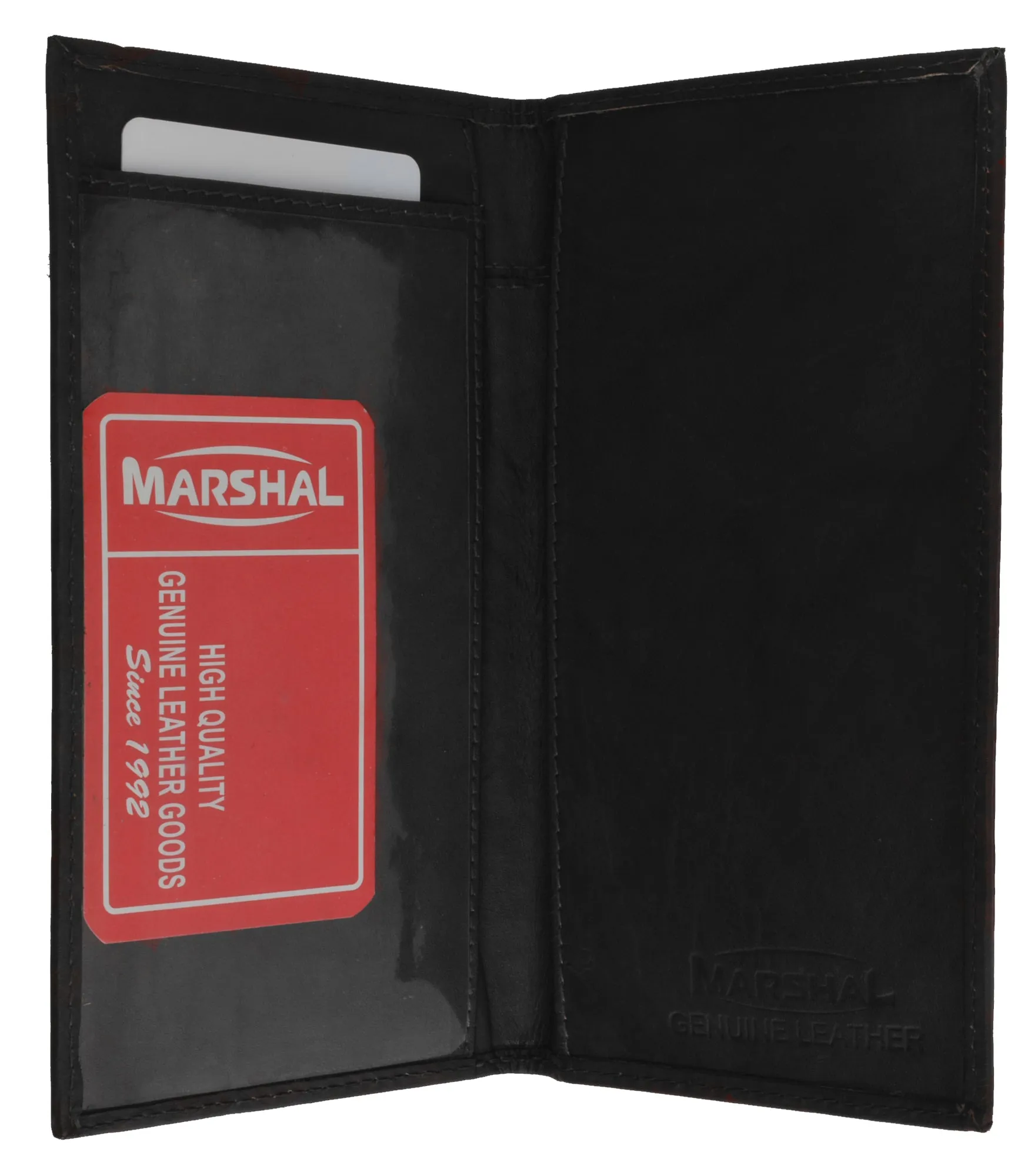 Premium Soft Leather Checkbook Cover simple P156
