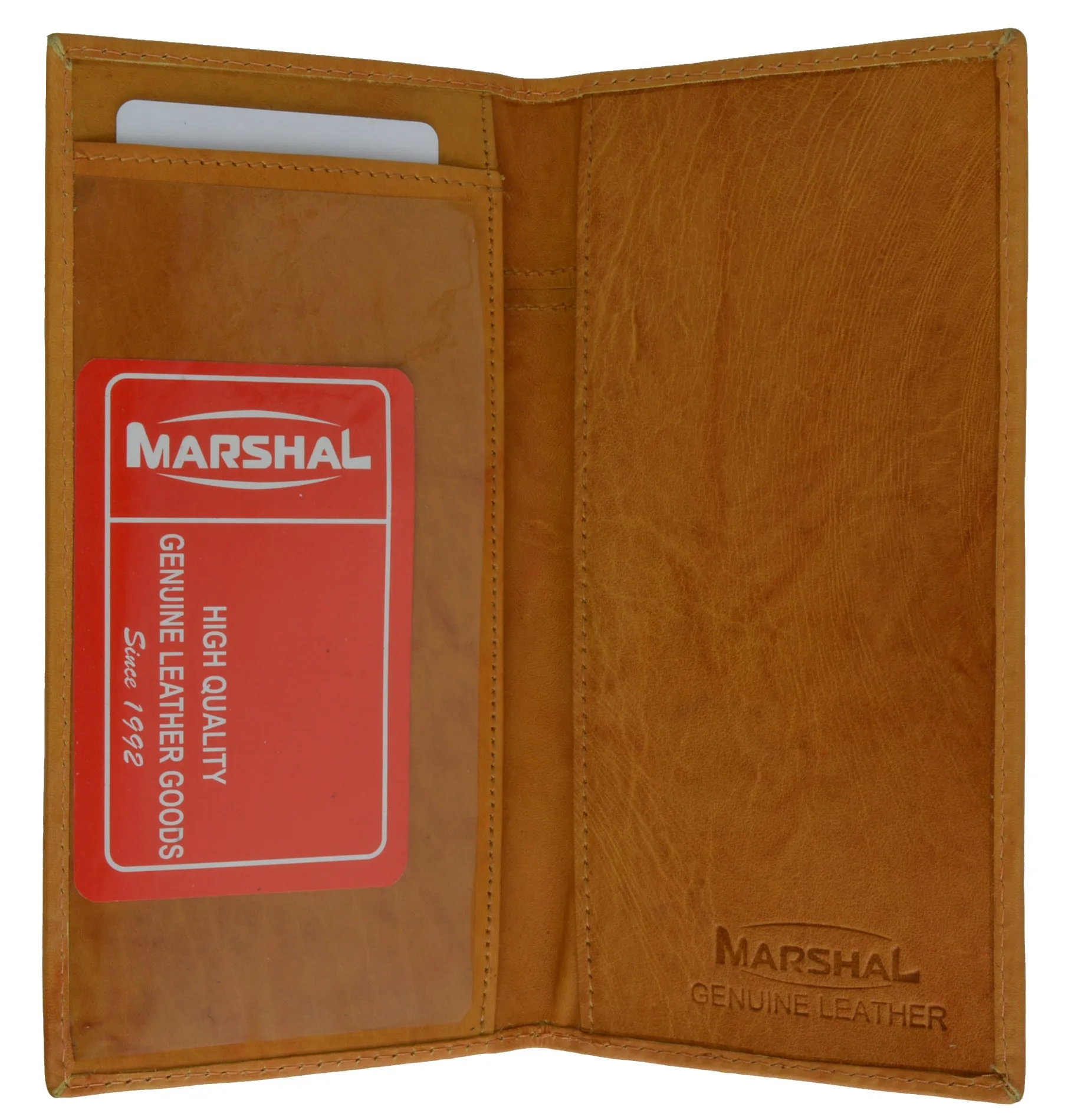 Premium Soft Leather Checkbook Cover simple P156