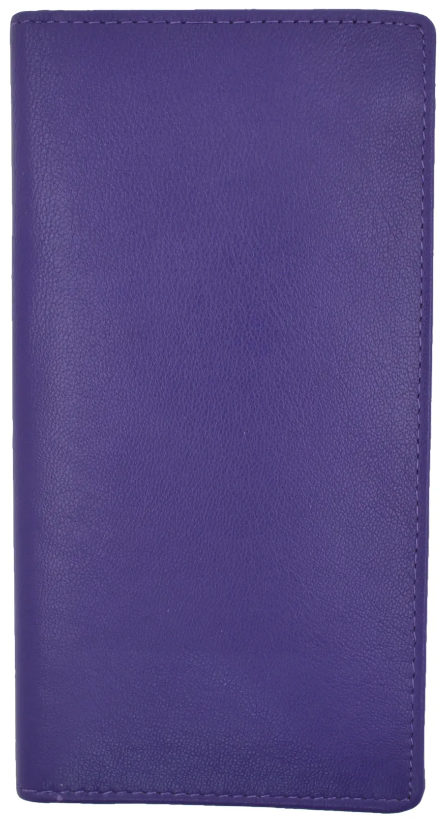 Premium Soft Leather Checkbook Cover simple P156