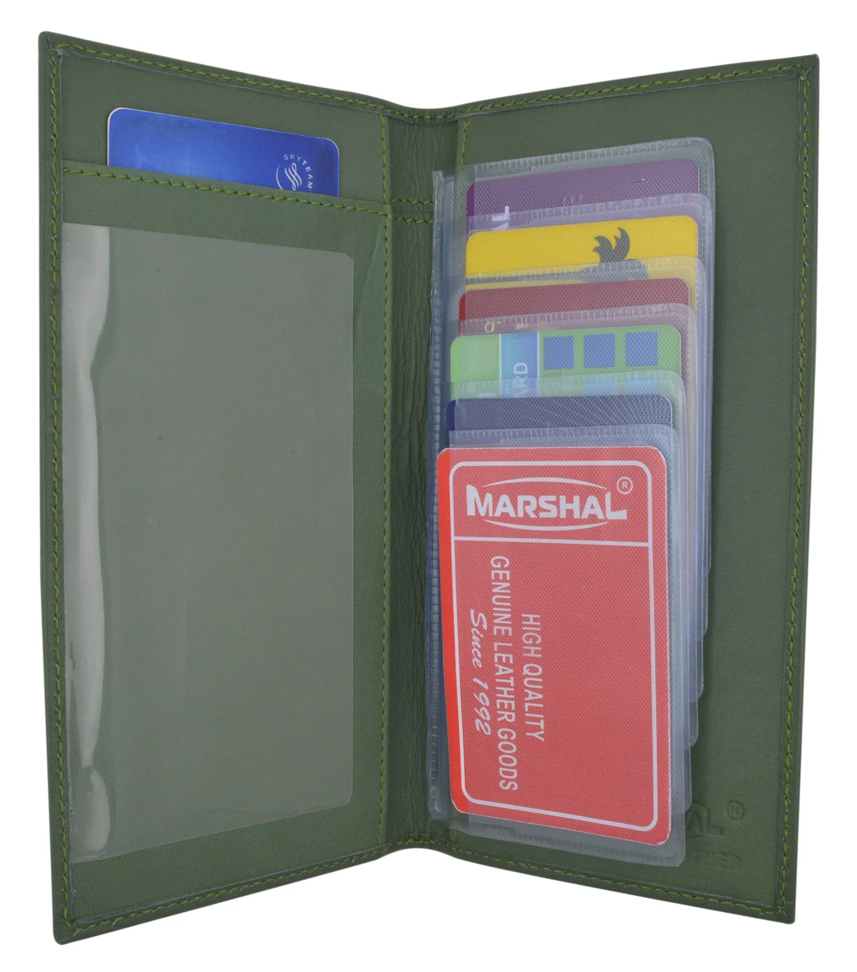 Premium Soft Leather Checkbook Cover simple P156
