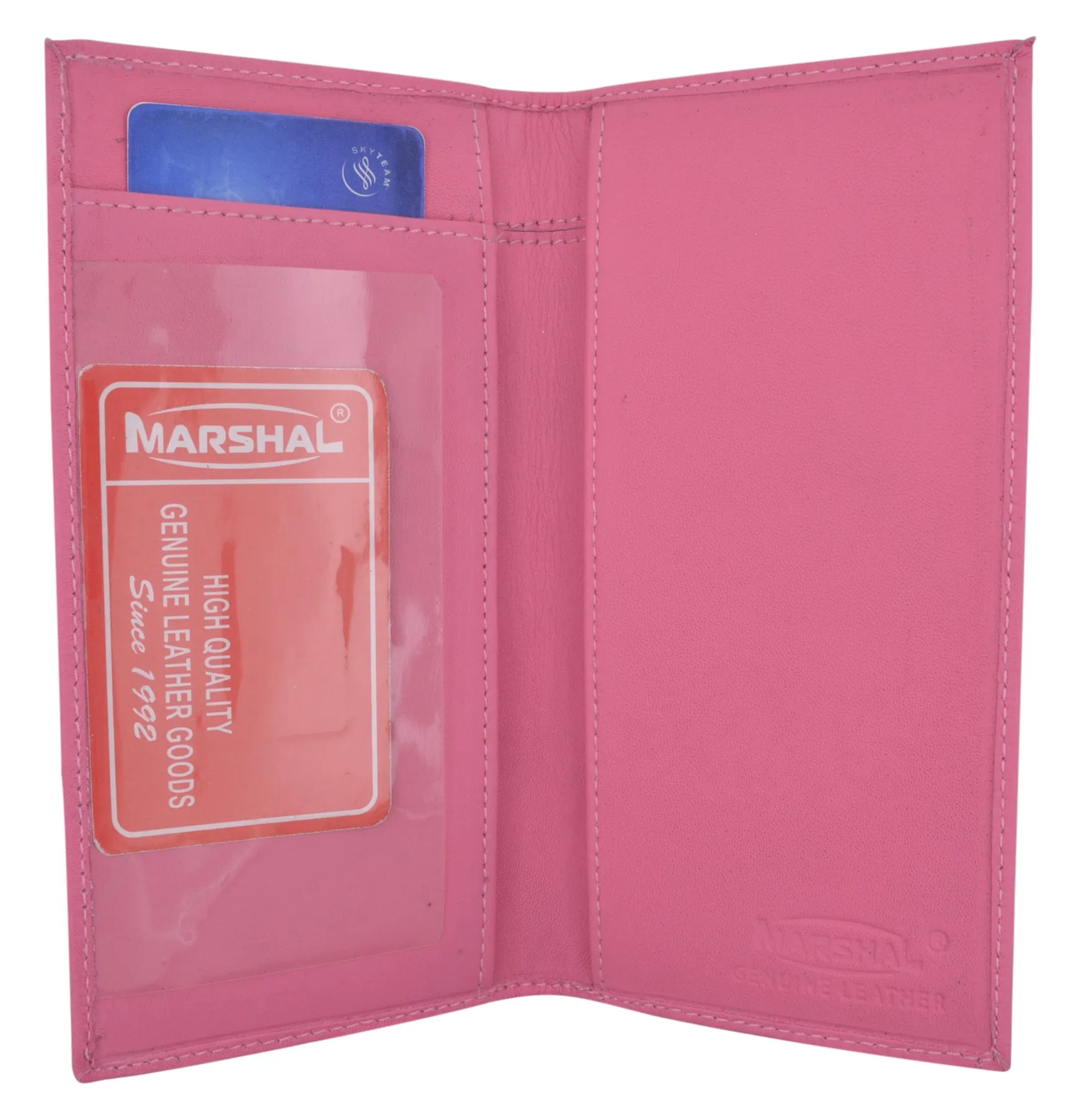 Premium Soft Leather Checkbook Cover simple P156