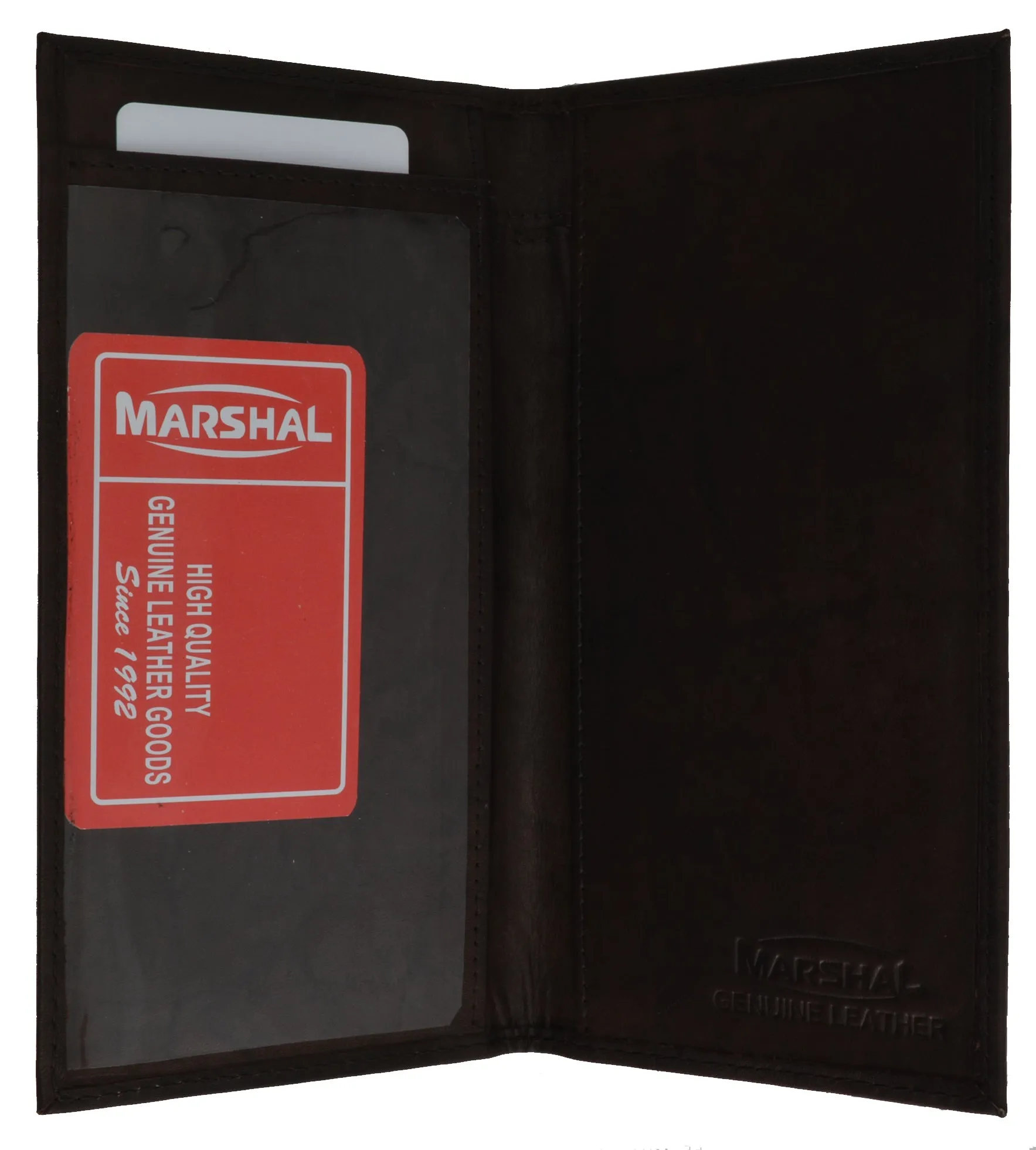 Premium Soft Leather Checkbook Cover simple P156