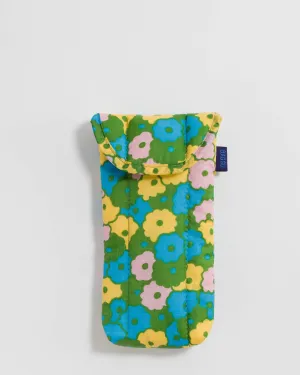Puffy Glasses Sleeve - Flowerbed