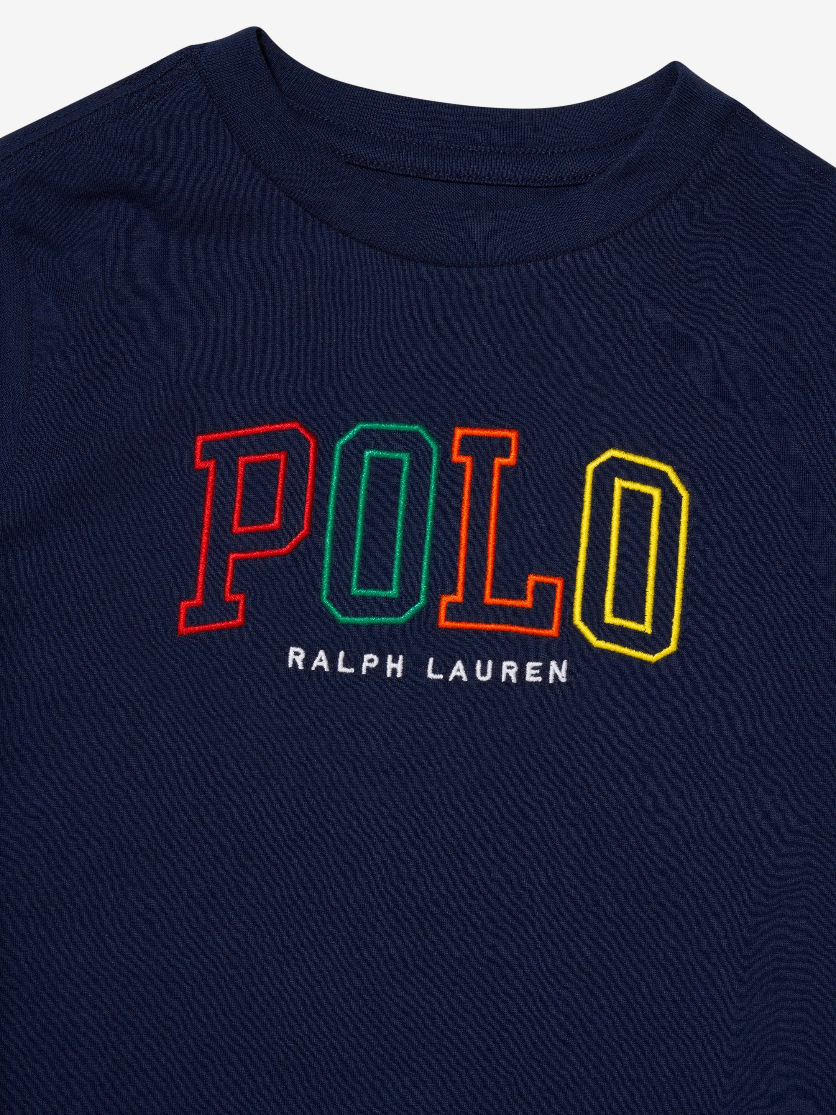 Ralph Lauren Boys Polo Logo T-Shirt in Navy