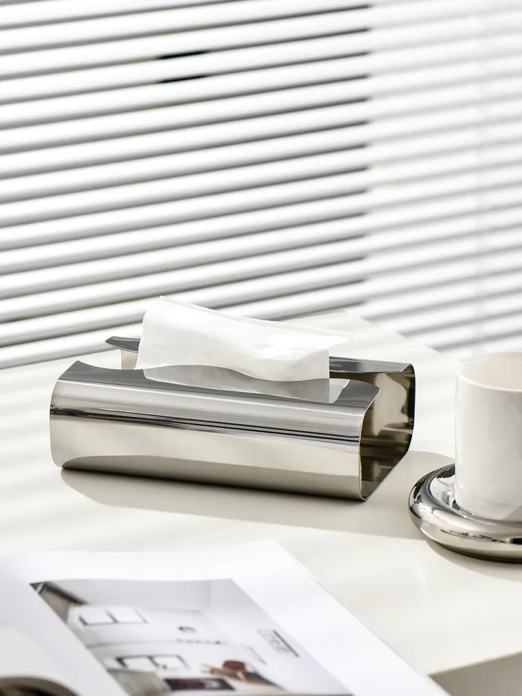 Range Wave Stainless Steel Tissue Box