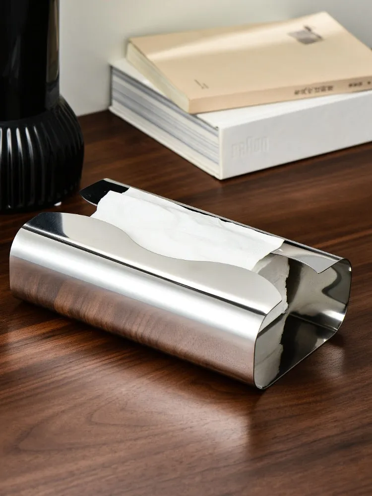 Range Wave Stainless Steel Tissue Box