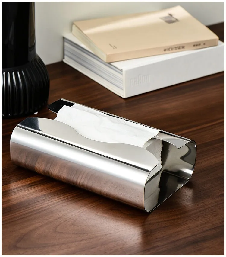 Range Wave Stainless Steel Tissue Box