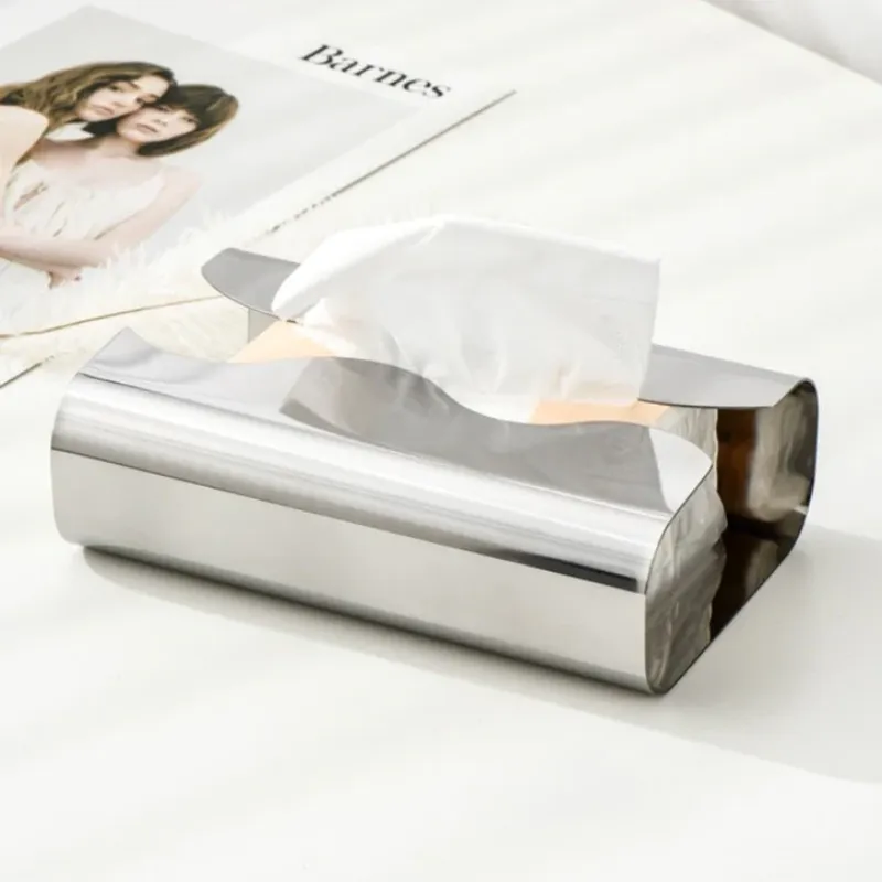 Range Wave Stainless Steel Tissue Box