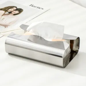 Range Wave Stainless Steel Tissue Box