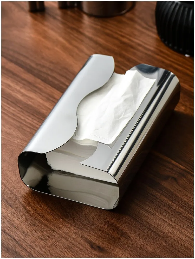 Range Wave Stainless Steel Tissue Box