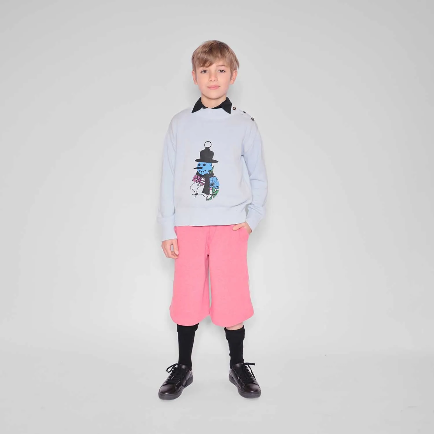 Roze Bermuda Shorts voor Jongens en Meisjes