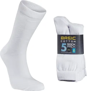 Seger Basic Cotton Sock 5-pack White | Buy Seger Basic Cotton Sock 5-pack White here | Outnorth