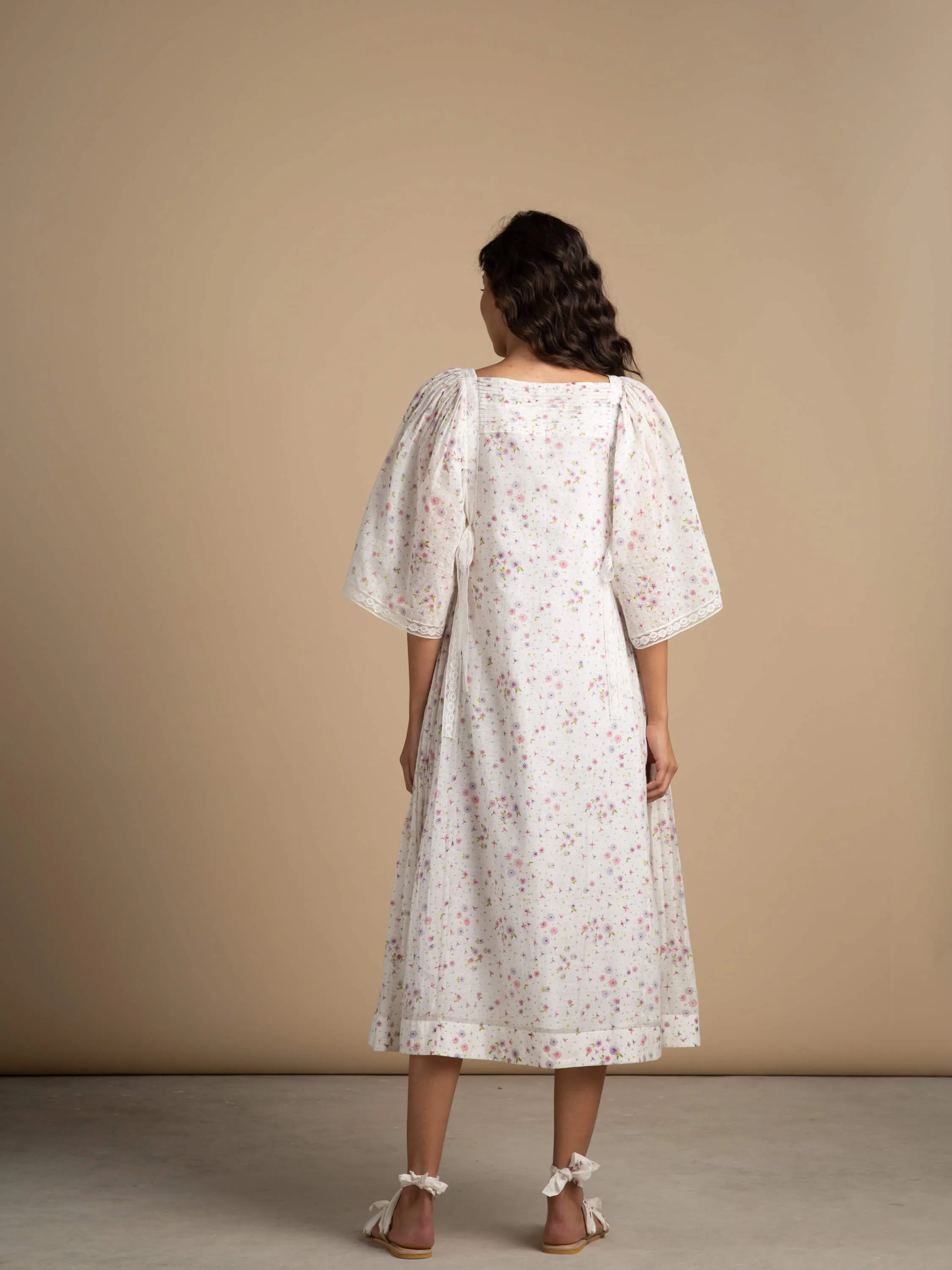 Sesame Blossoms Bow Dress