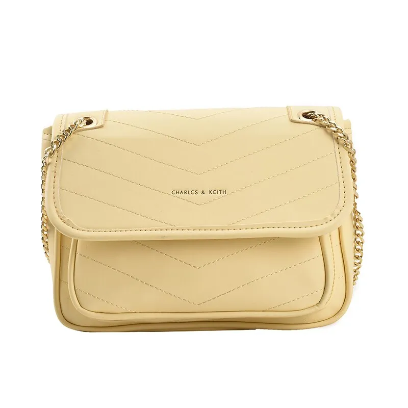 Simple casual chain bag ladies fashion messenger bag pure color female bag luxury designer shoulder bag lady bag